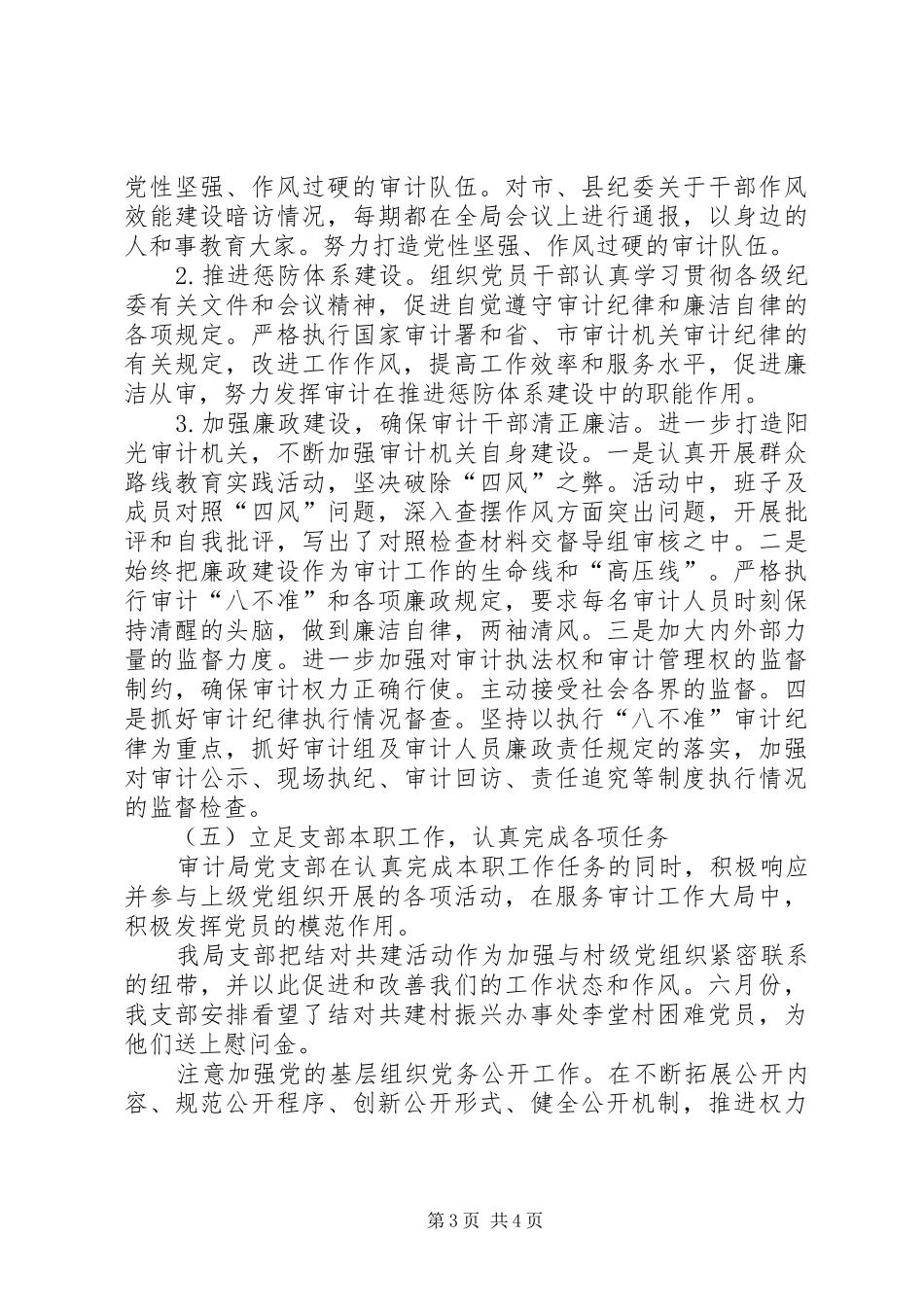 审计局机关工委党建工作总结_第3页