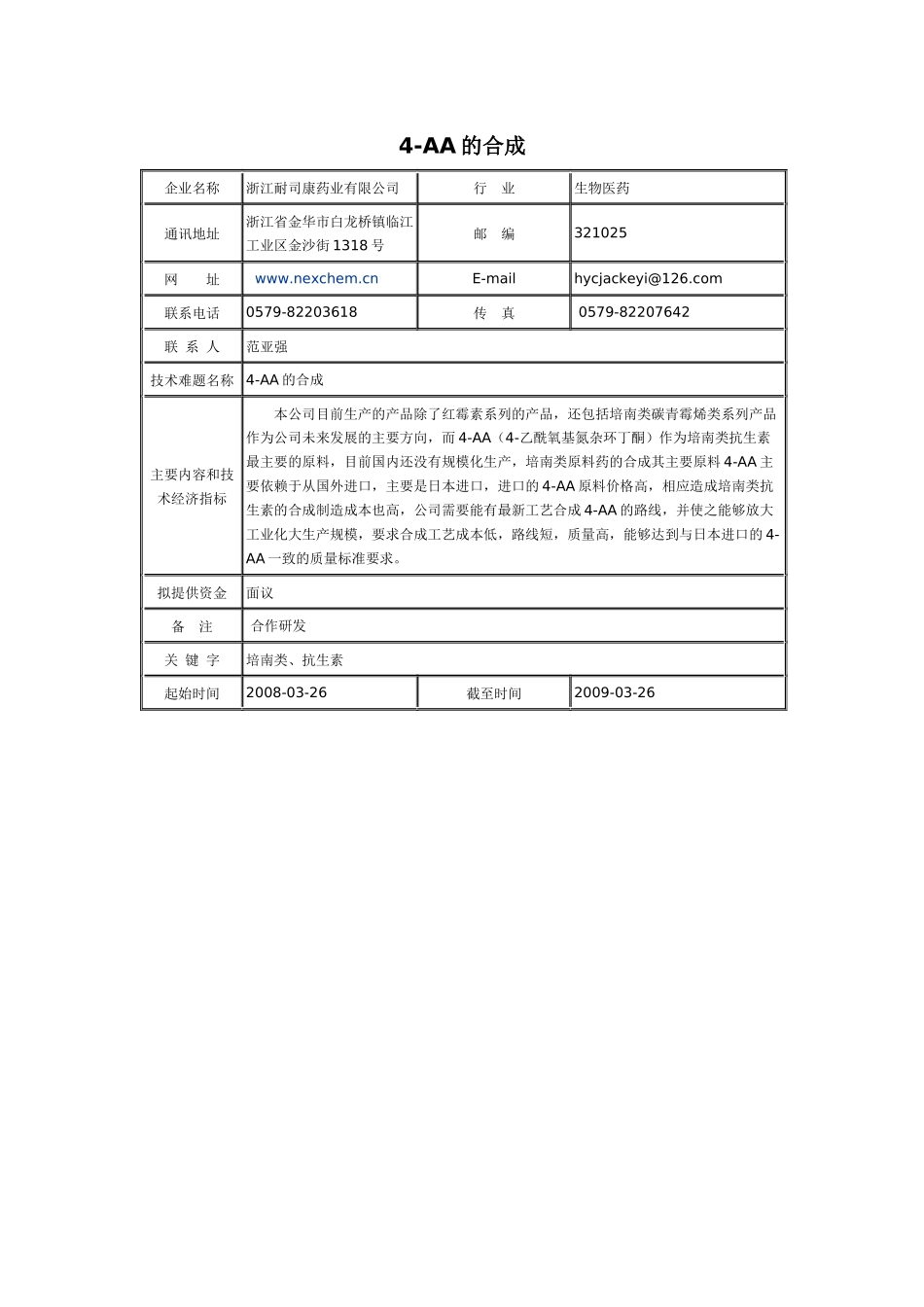 文件下载生物医药-4-AA的合成_第1页