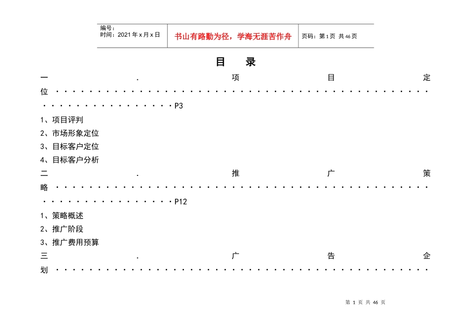 上海某广场营销执行方案_第1页