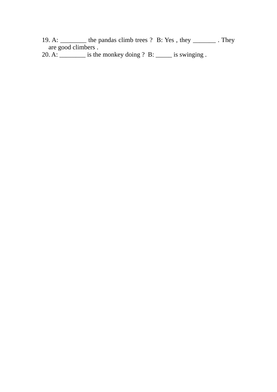 五年级下册Unit6练习题2 _第2页