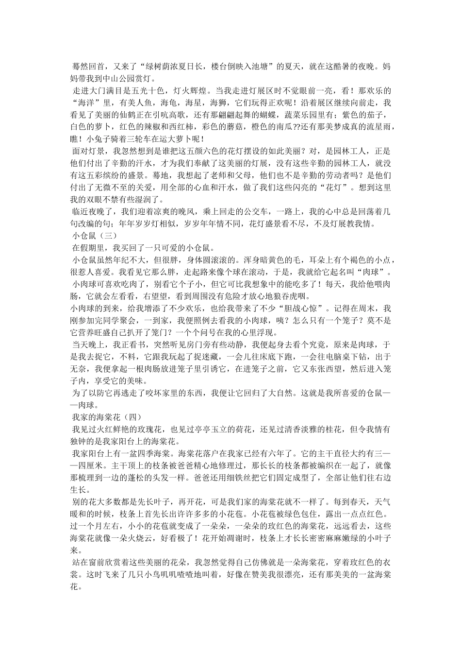 我是我作文500字 _第3页