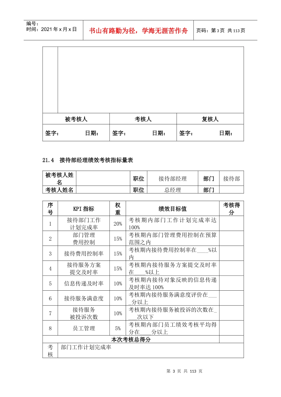 1企业绩效考核制度3_第3页