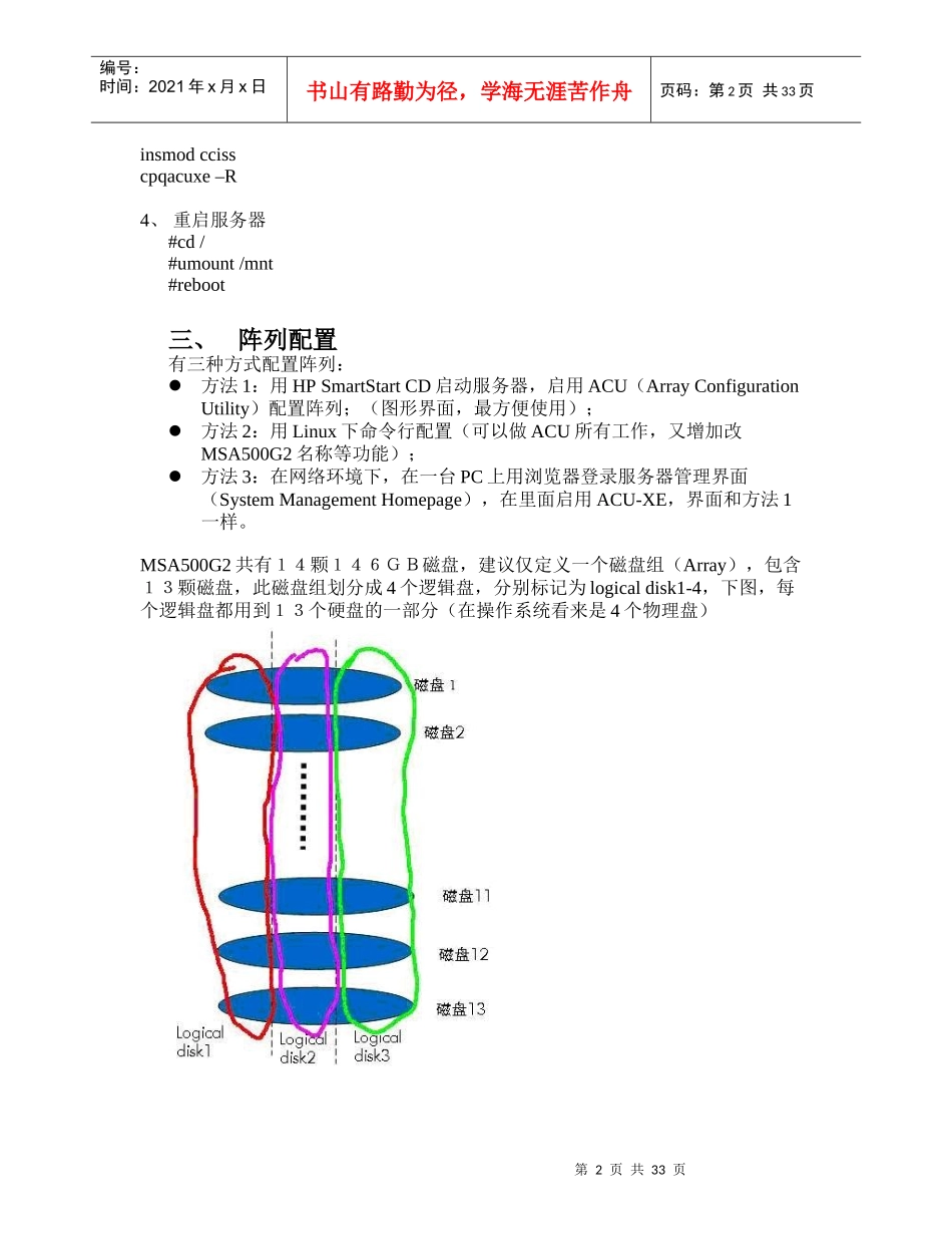 HP服务器上安装和管理HP 磁盘柜MSA500G23937207649_第2页