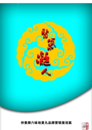 “肾气凝人”仲景牌六味地黄丸品牌营销策划案