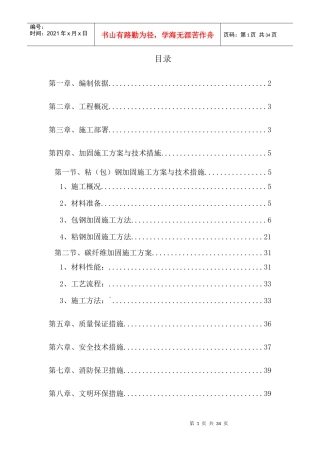 加固专项施工方案