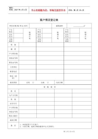 QR-PSZ-751-KF01-03客户情况登记表
