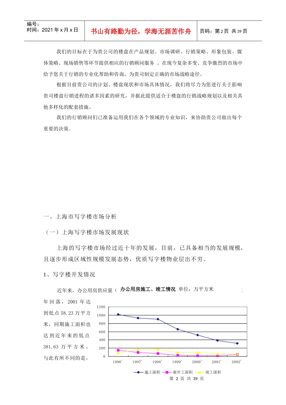 上海市某商业大厦营销策划方案_第2页