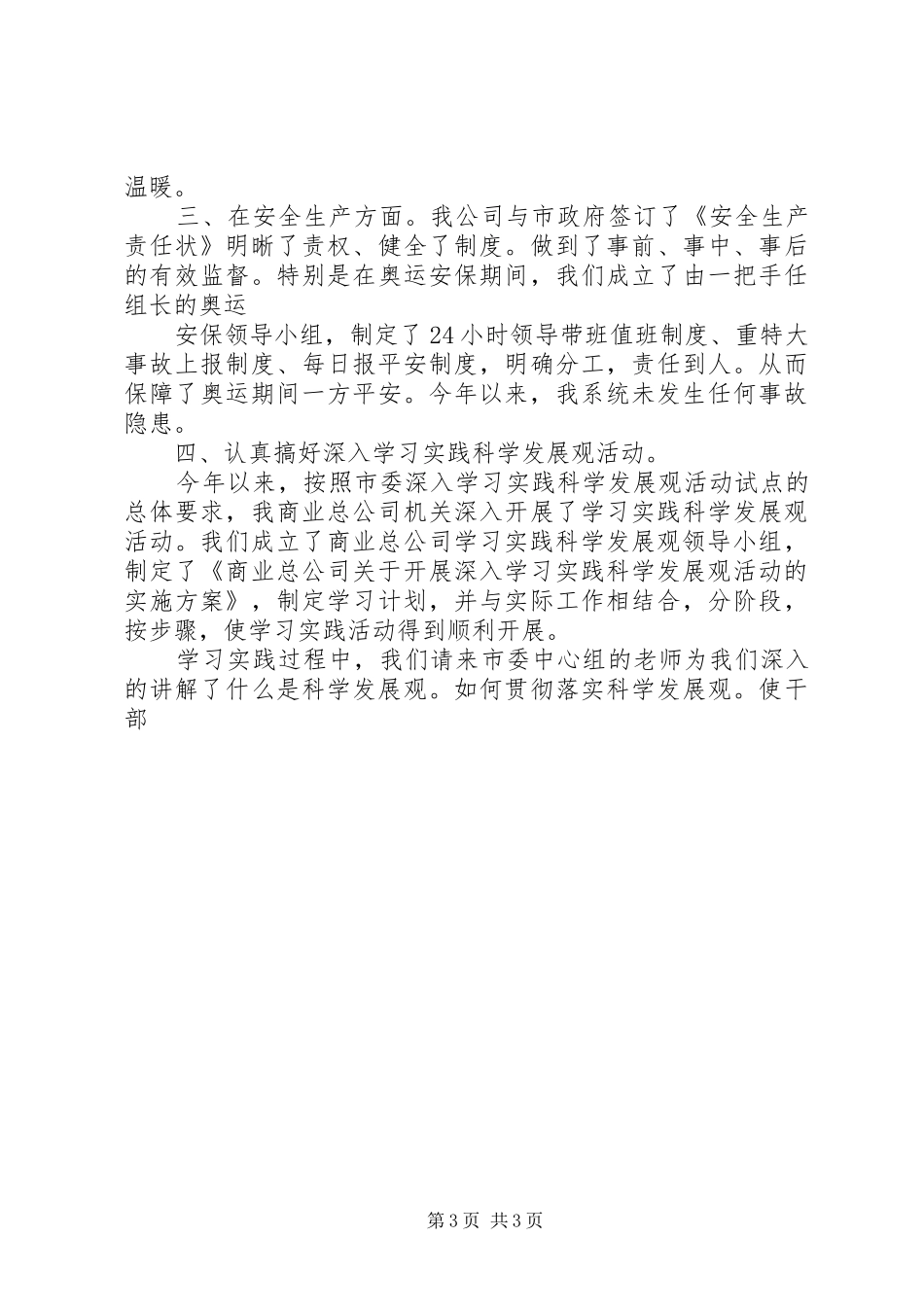 商业系统工作总结_第3页