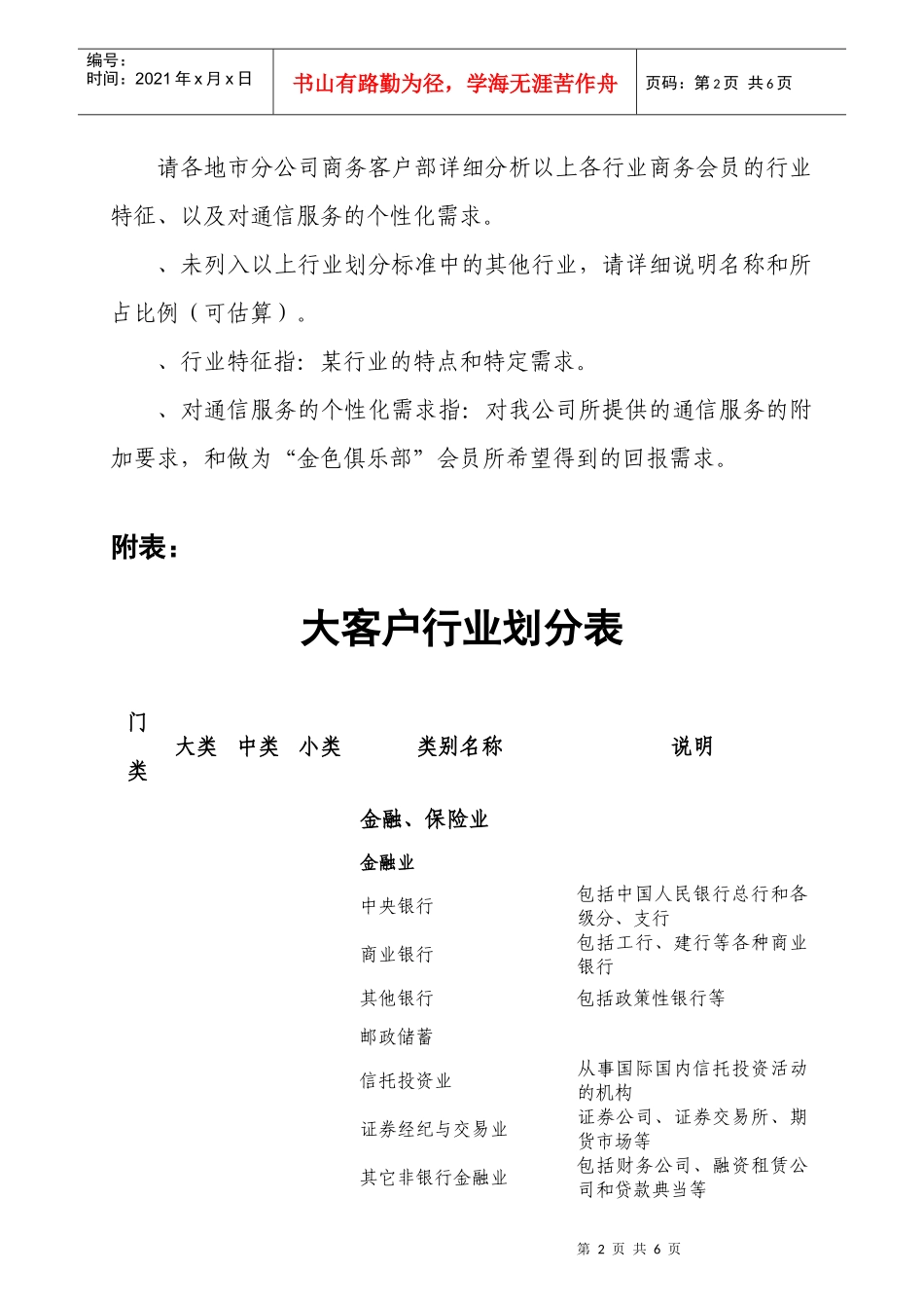商务客户行业划分管理_第2页