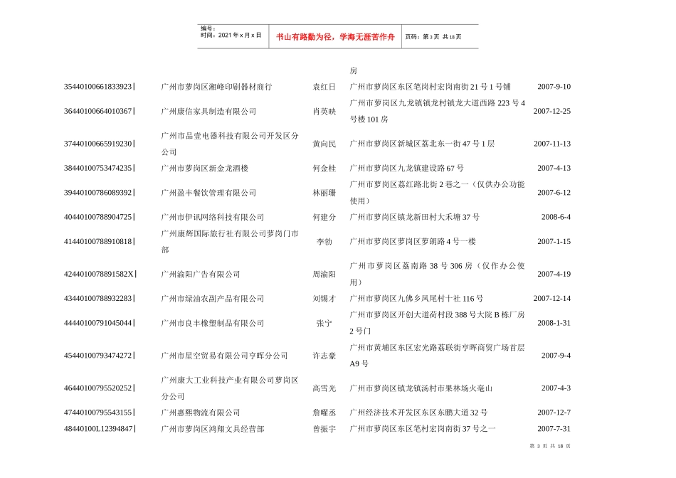 广州市萝岗区国家税务局注销户公告_第3页