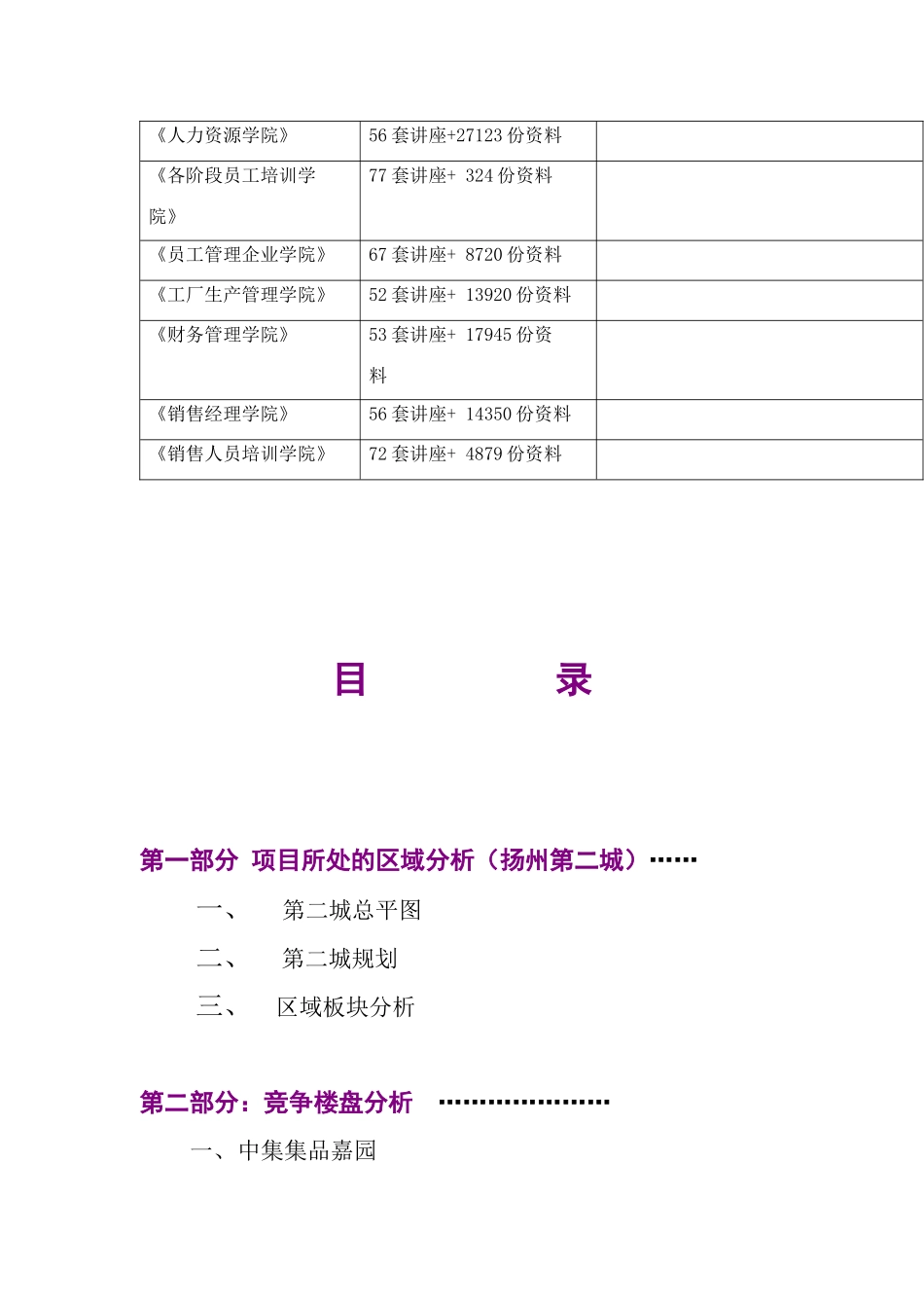 扬州竞争楼盘市调分析报告_第2页