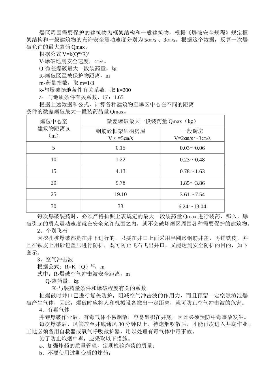 挖孔灌注桩爆破的安全施工实例_第3页