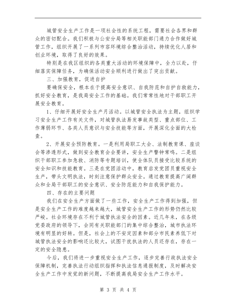 城管安全生产工作总结【新版】_第3页