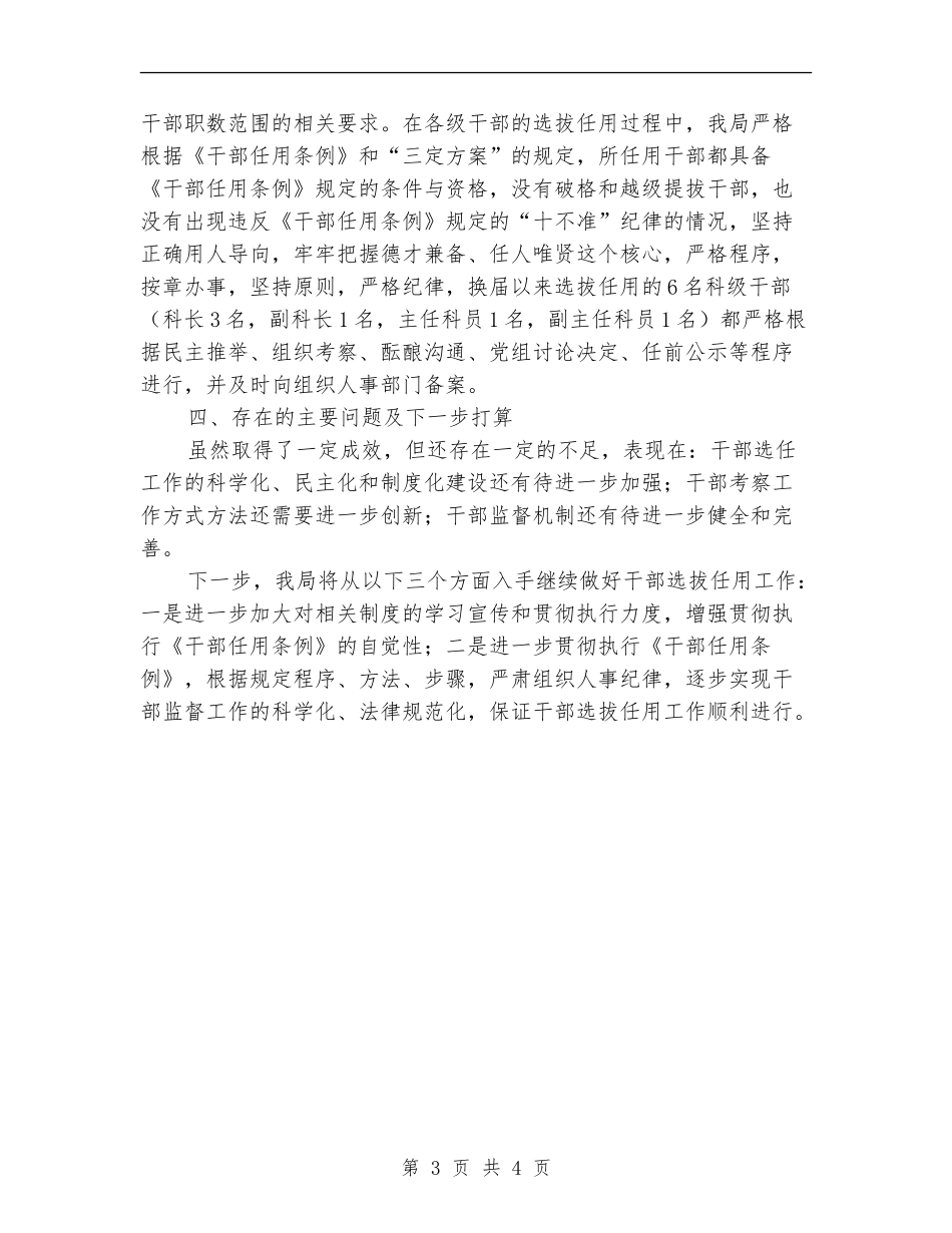 党员干部选拔任用工作自查报告【新版】_第3页