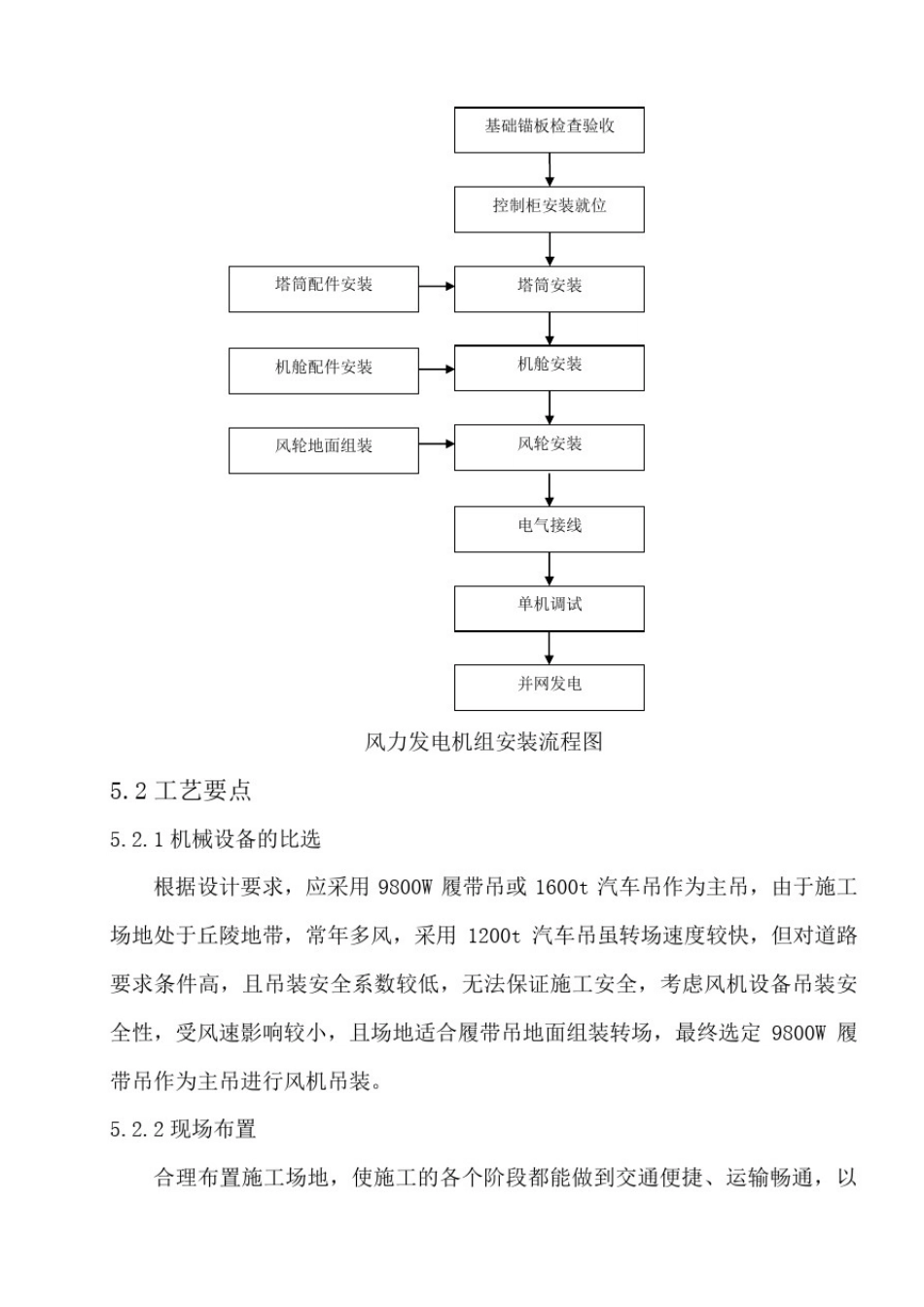 三门峡渑池荆庄2.5MW风力发电机组安装工法_第2页
