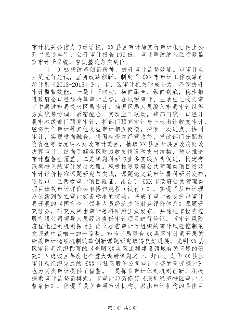 审计局年度工作总结_第3页