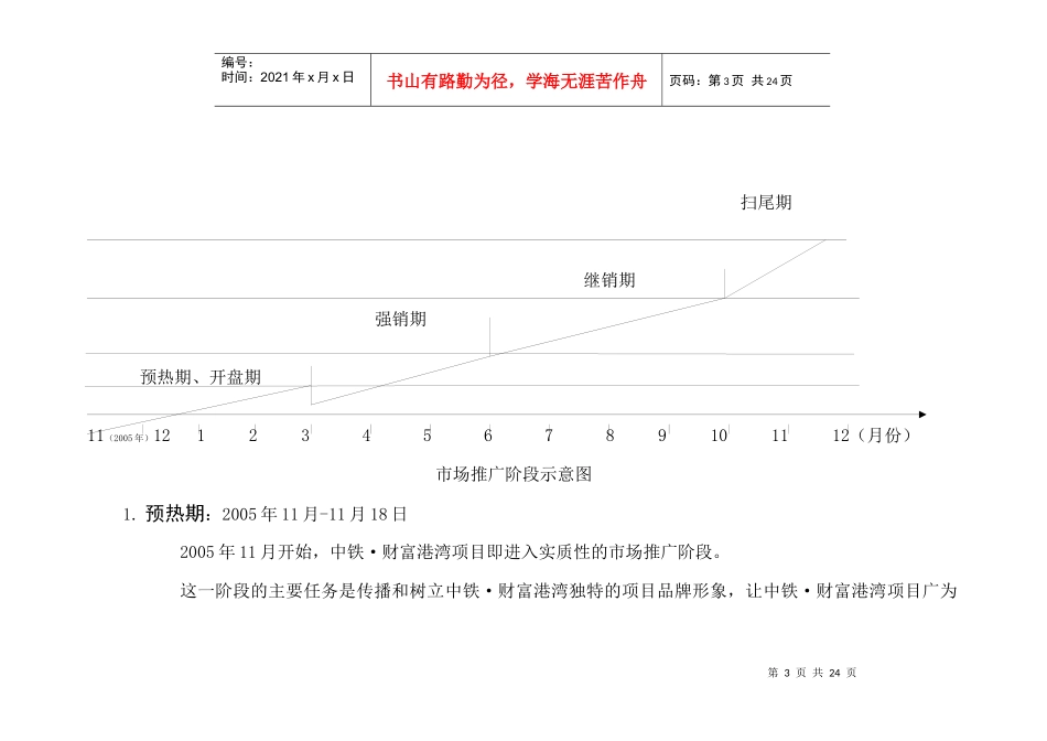 中铁财富港湾项目市场推广策划书_第3页