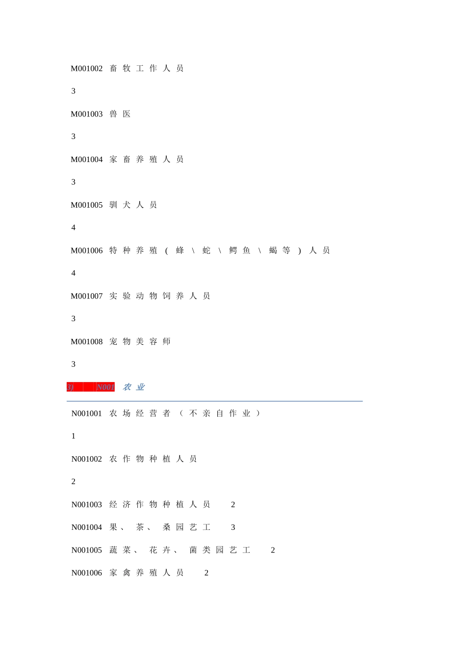 新华保险职业代码表_第2页
