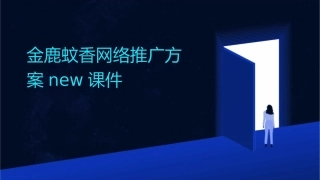 金鹿蚊香网络推广方案new课件