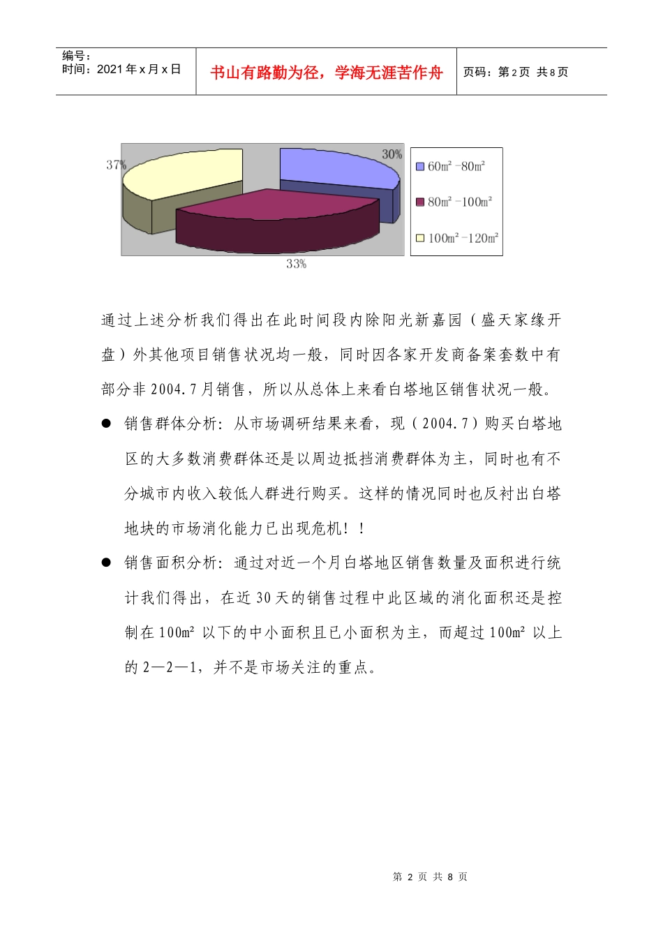 xxxx市场销售状况调研_第2页