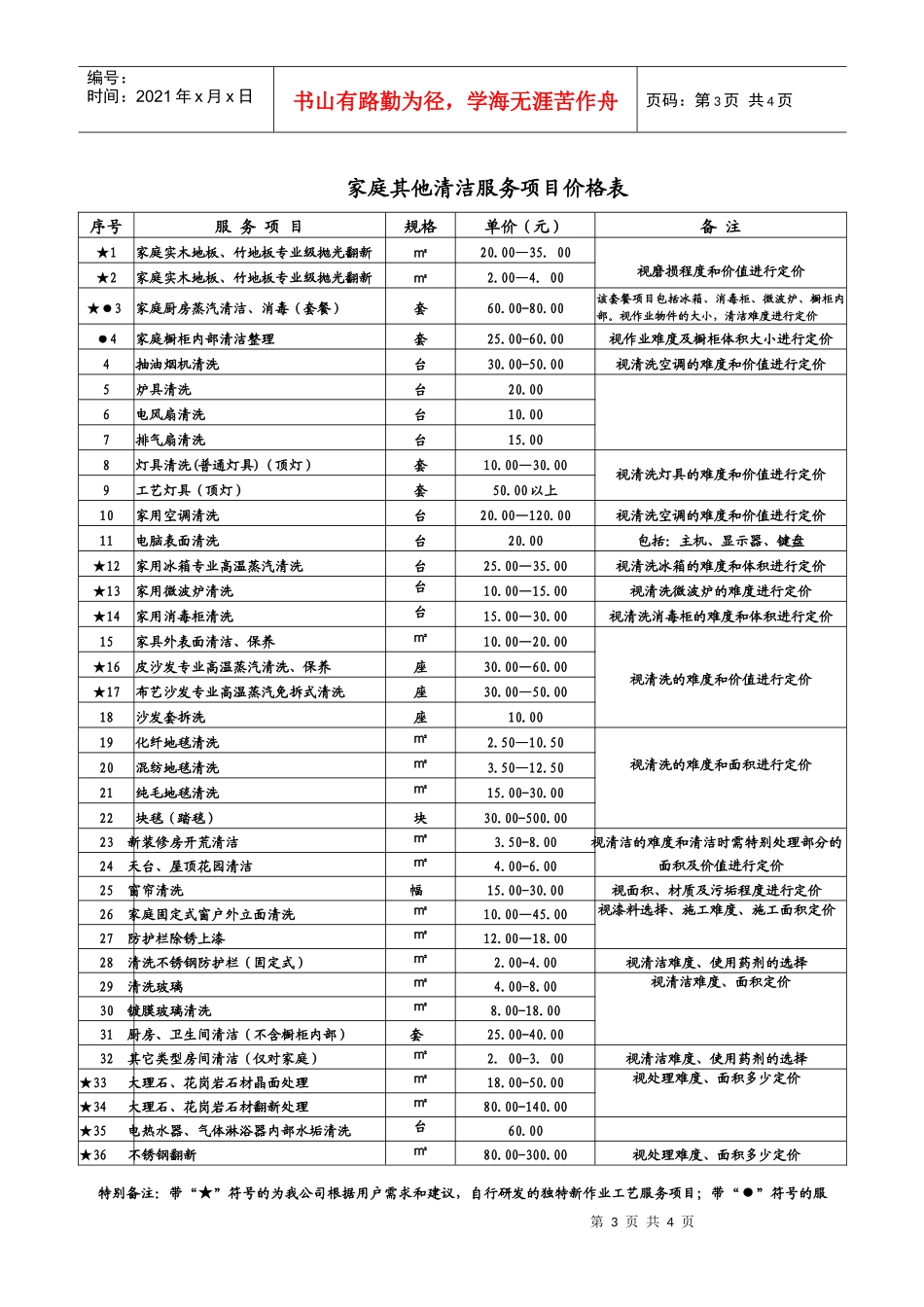 全国保得家政保洁服务联盟成员单位_第3页