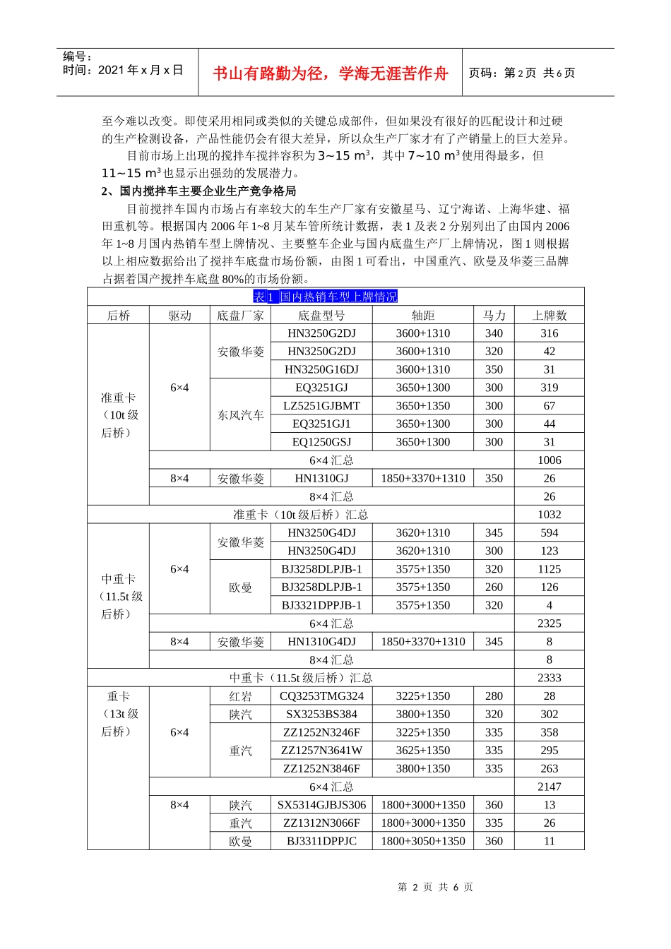 国内散装水泥车市场情况分析及未来预测_第2页