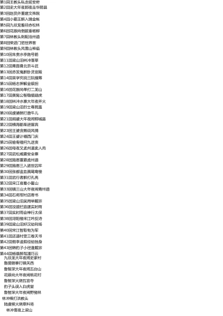 水浒传回目(全120回) 