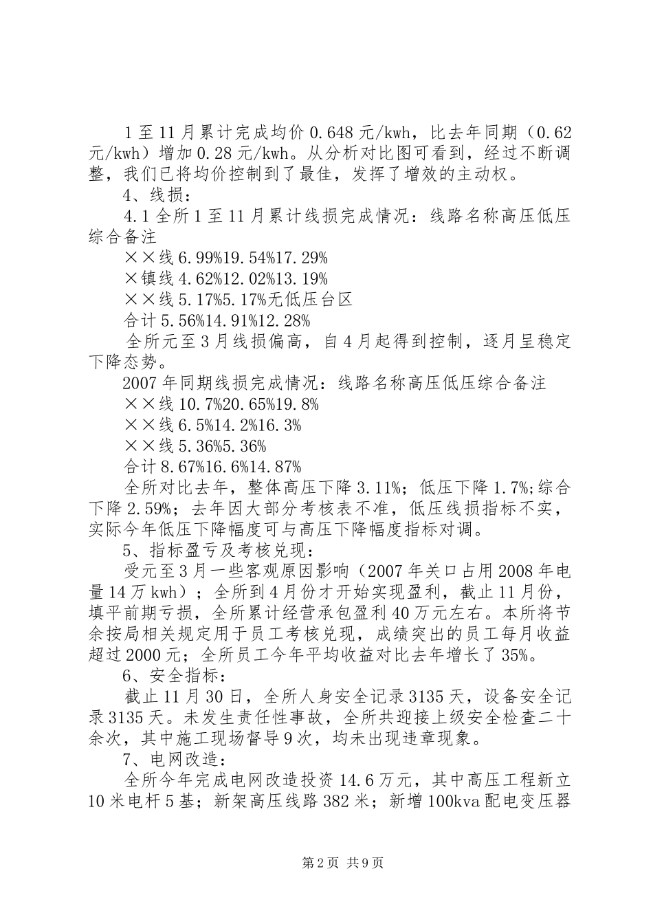 国网公司农村示范窗口供电所工作总结_第2页