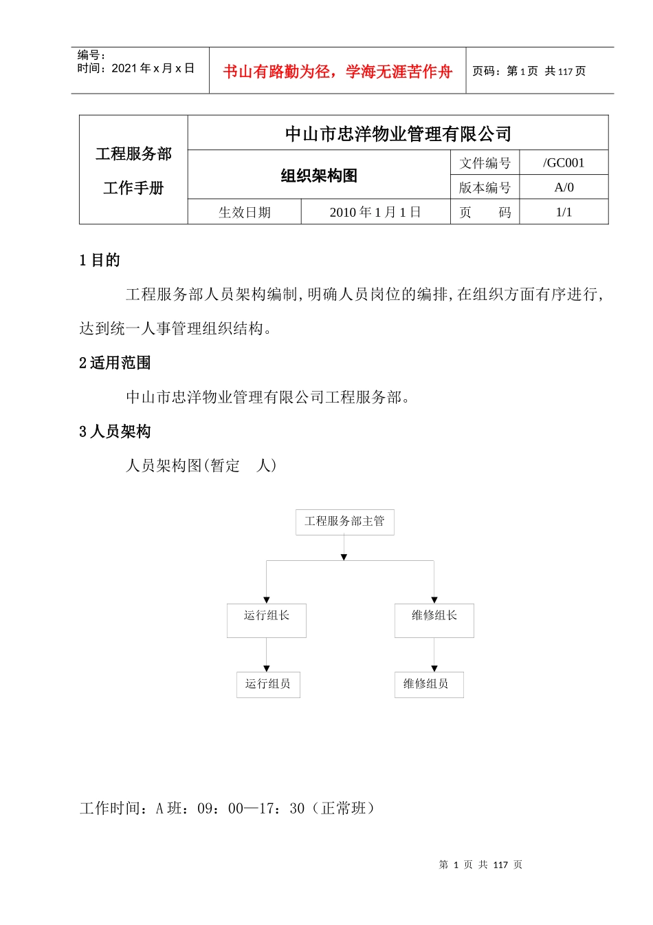 工程服务部ISO资料_第1页