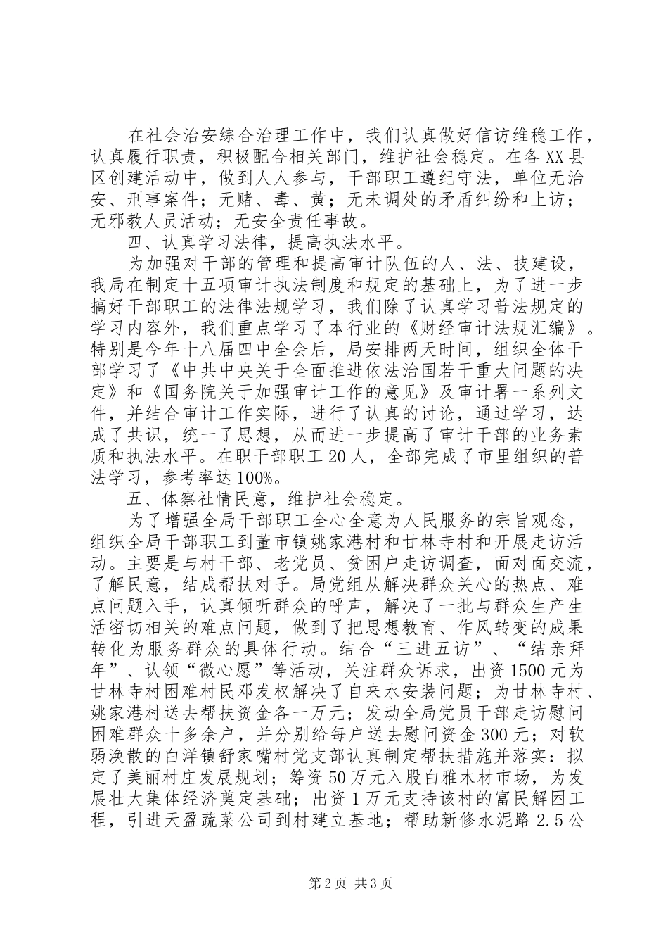 审计局综治工作总结_第2页