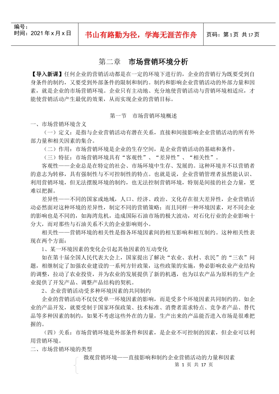 市场营销环境分析p15_第1页