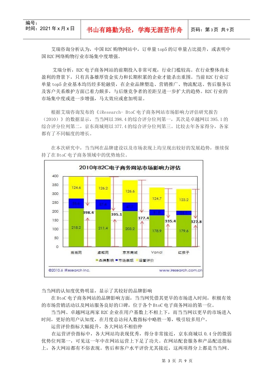 我国BtoC市场竞争状况分析_第3页