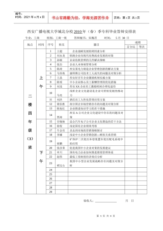 城北分校工商组（校部）-西安广播电视大学城北分校XXXX