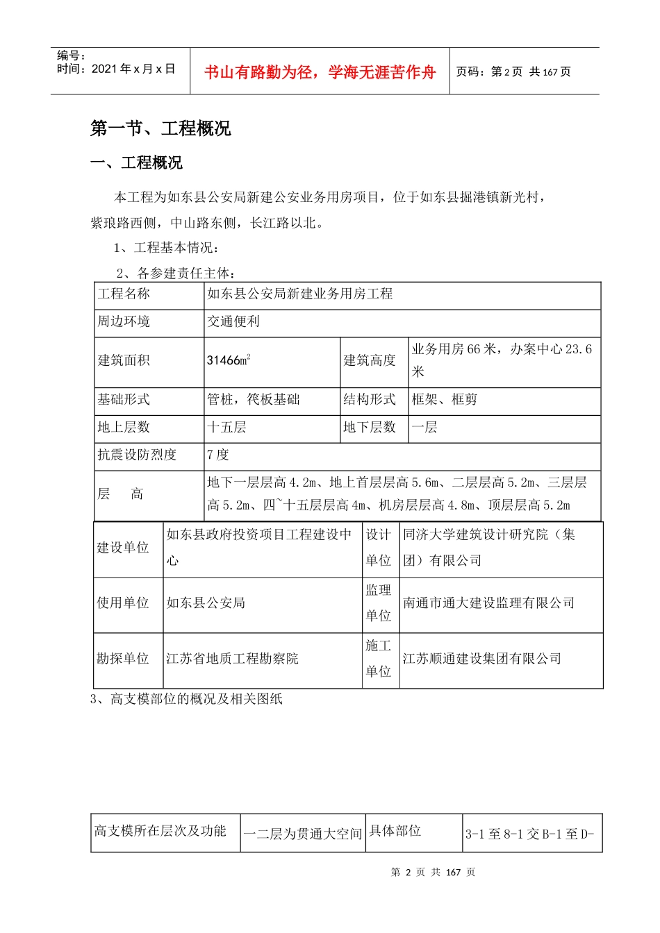 如东县公安局新建业务用房模板工程专项方案_第2页