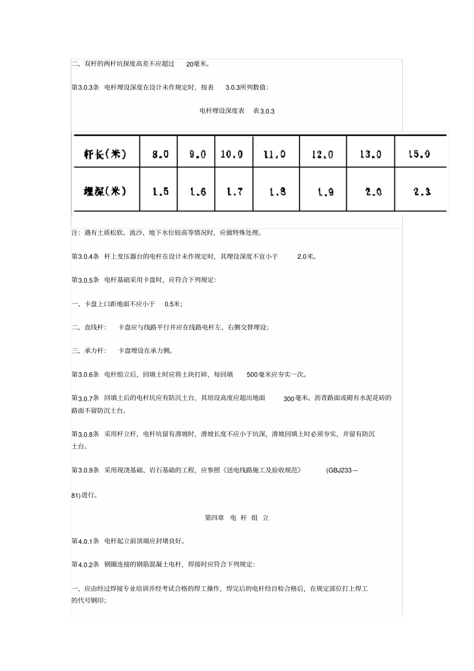 10千伏以下架空配电线路验收规范_第3页
