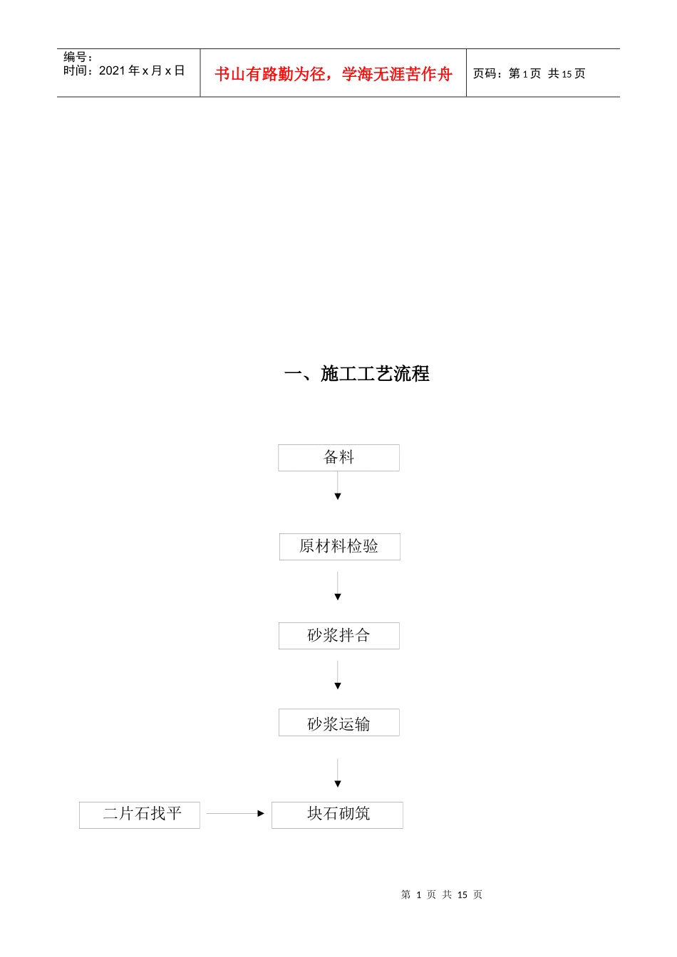11浆砌挡浪墙施工方案_第2页