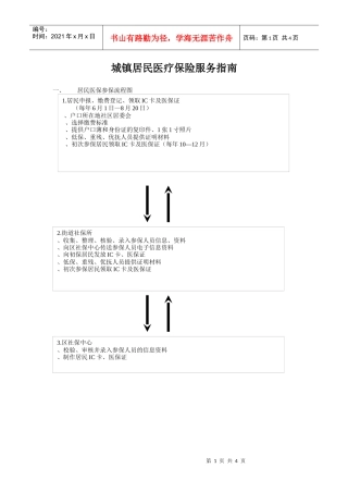 城镇居民医疗保险服务指南-芜湖经济技术开发区