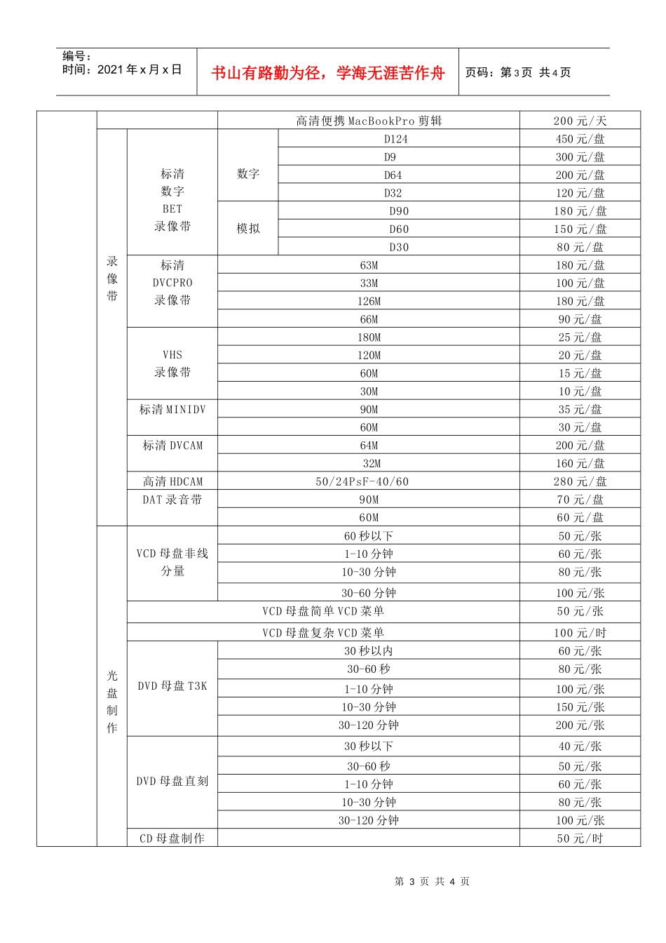 中艺影视艺术中心报价-北京中艺影视艺术广告有限责任公司_第3页