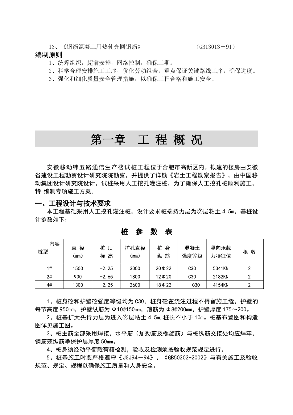 安徽移动某人工挖孔桩专项施工方案_第2页
