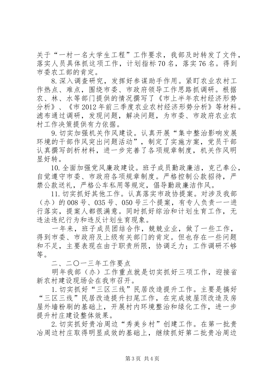 农办履职工作总结及实施的要点_第3页