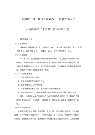 在实践中提升教师专业素养成就幸福人生