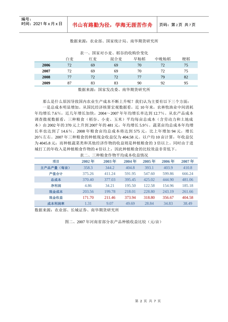从生产成本分析今后粮食价格走势_第2页