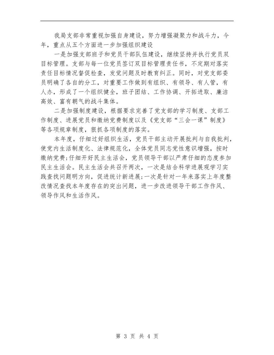 2024年县统计局党支部工作总结_第3页