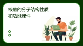 核酸的分子结构性质和功能课件
