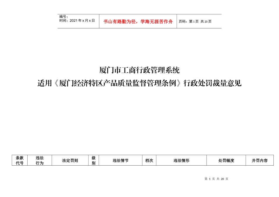 厦门市工商行政管理系统_第1页
