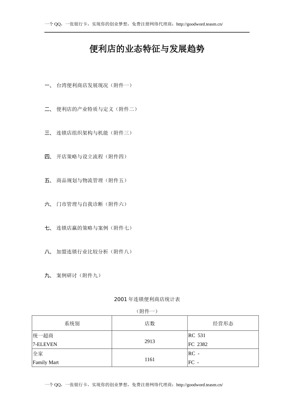 便利店的发展特征与趋势_第1页