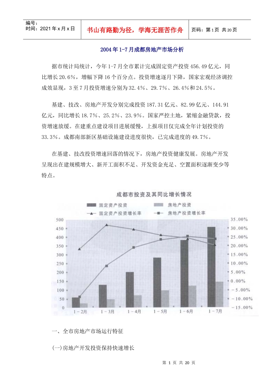 成都房地产市场分析_第1页