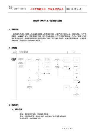 客户服务验收流程