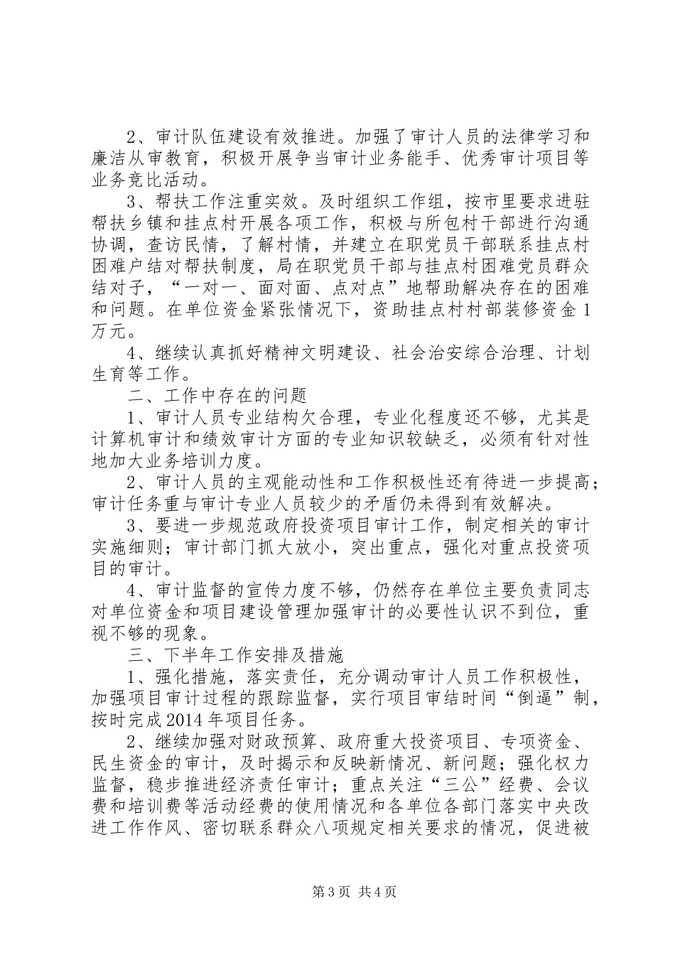 审计局上年工作总结_第3页