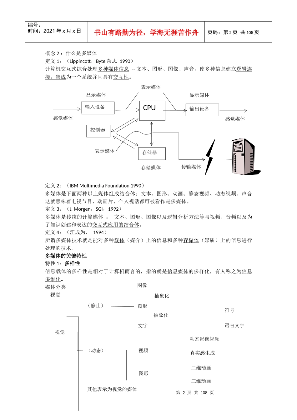 多媒体技术word版_第2页